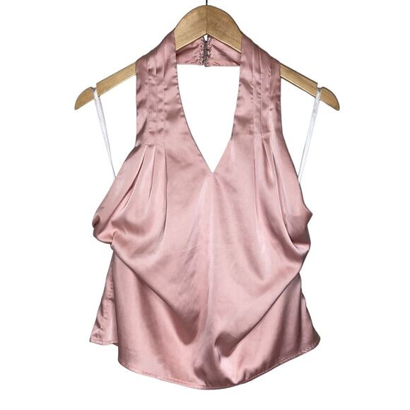 Superdown Amerie Pleated Halter Top - Picture 4 of 10